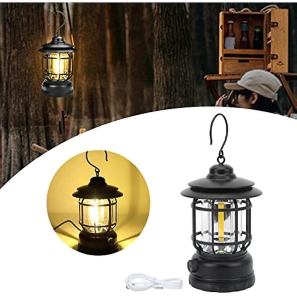  Retro Camping Lamp ক্যাম্পিং লাইট - Image 2